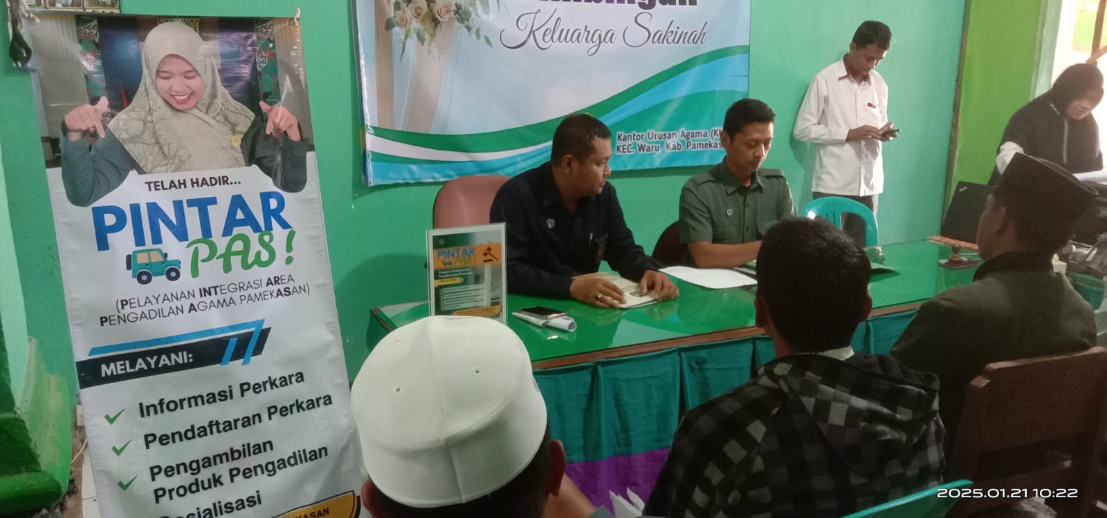 Demi Tingkatkan Pelayanan  PA Pamekasan Hadir Berikan Layanan di Daerah Pantura